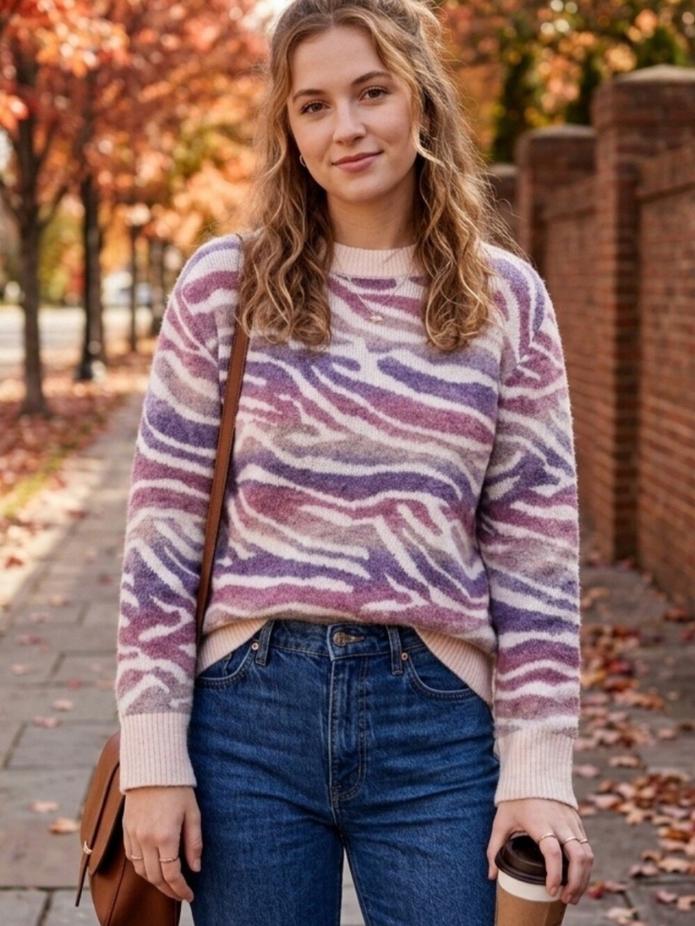 a new day sweater, size large
